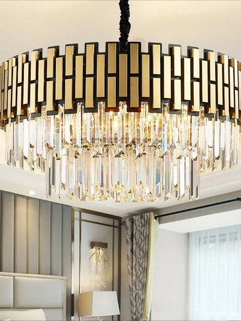 Tatva Lights Antiquus Gold Chandelier