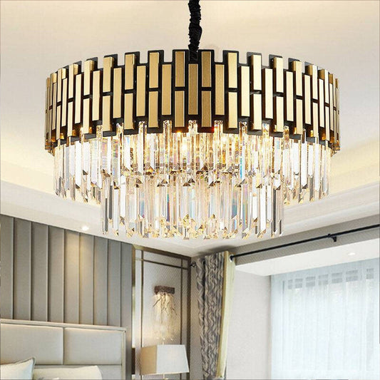 Tatva Lights Antiquus Gold Chandelier