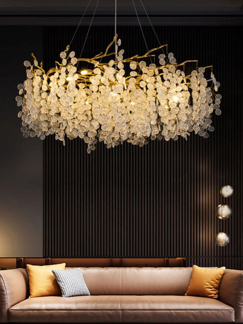 Tatva Lights Serone Gold Chandelier
