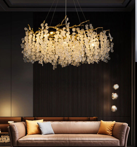 Tatva Lights Serone Gold Chandelier