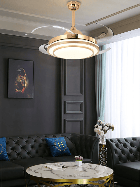 Tatva Lights La Tarte Ceiling Fan Chandelier