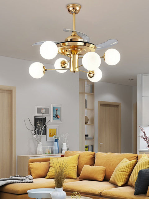 Tatva Lights Bellus Chandelier Ceiling Fan