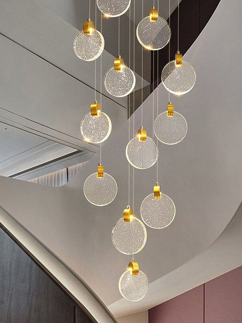 Tatva Lights Crystal Attaquant Round Chandelier