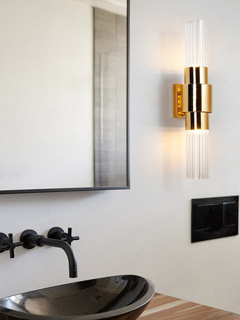 Tatva Lights Radiant Gold  Feather Wall Lamp