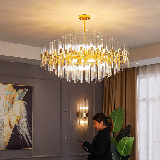 Tatva Lights Luxurious Crystal Modern LED Chandelier