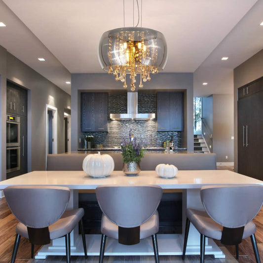 Tatva Lights Elaris Crystal Glow LED Chandelier