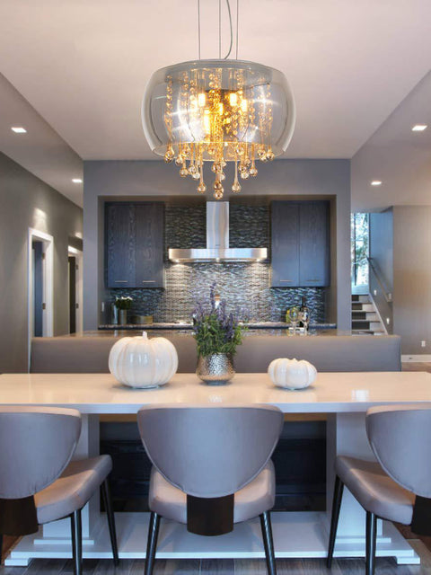 Tatva Lights Stellora Crystal LED Chandelier