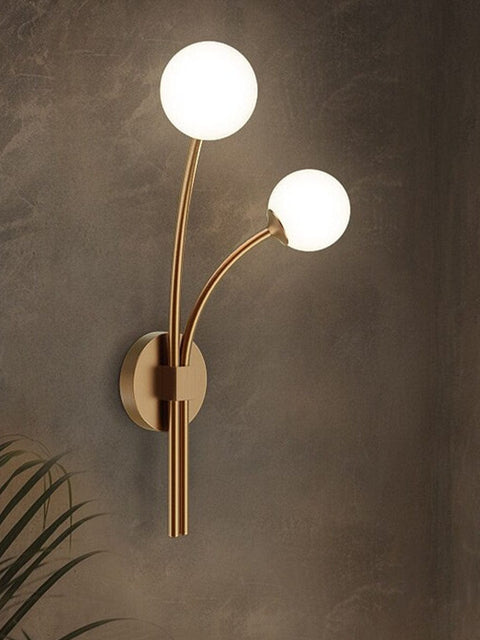 Tatva Lights Burgeon Gold Wall Light