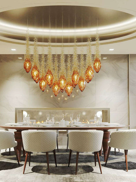 Tatva Lights Celestial Blaze Chandelier