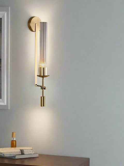 Tatva Lights Zeyra Glow Transparent Glass LED Wall Light