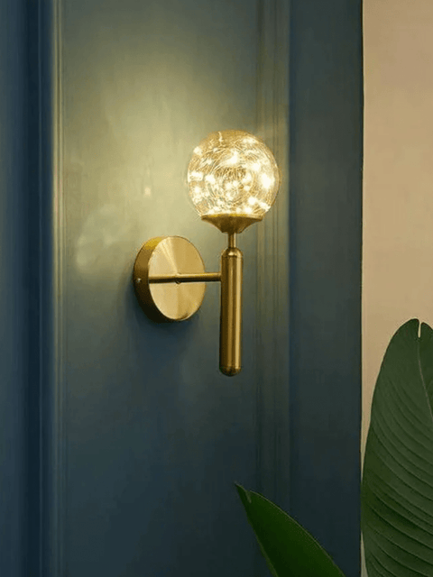 Tatva Lights Fairy Glass Ball Wall Light