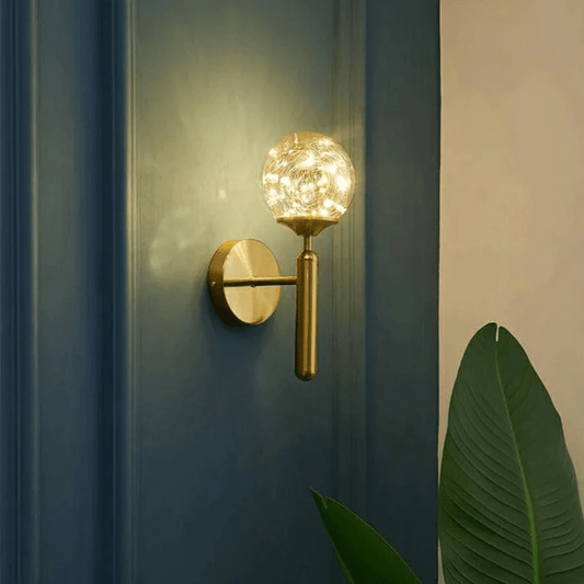 Tatva Lights Fairy Glass Ball Wall Light