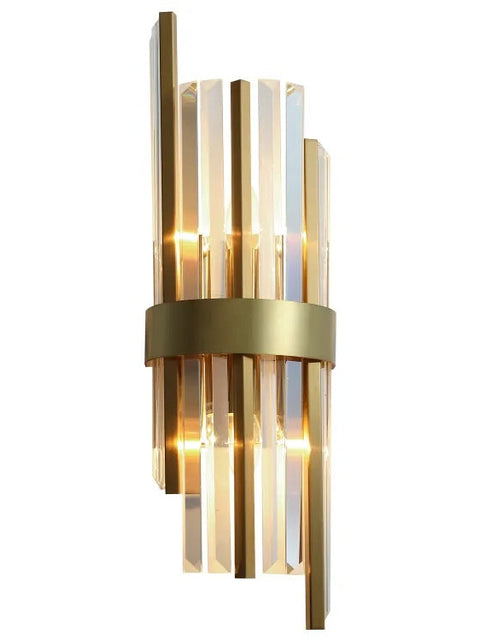 Tatva Lights Fiorentia Crystal Tube Wall Light