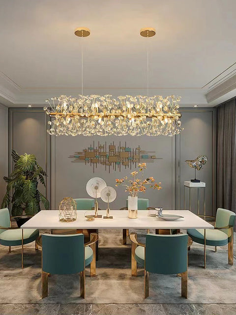 Tatva Lights Quorina Crystal LED Chandelier