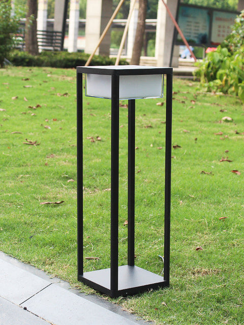 Tatva Lights UrbanGlow 600MM Black Frame LED Bollard Light