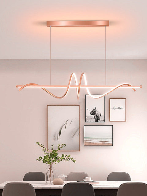 Tatva Lights Leaf Ring Modern LED Chandelier