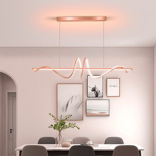 Tatva Lights Leaf Ring Modern LED Chandelier