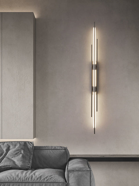 Tatva Lights Cosmic Noir Stainless LED Wall Light