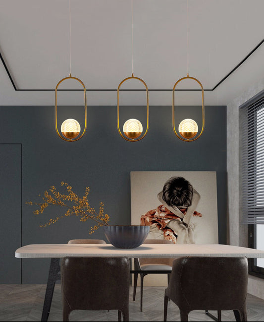 Tatva Lights Enverra Crystal Globe Pendant