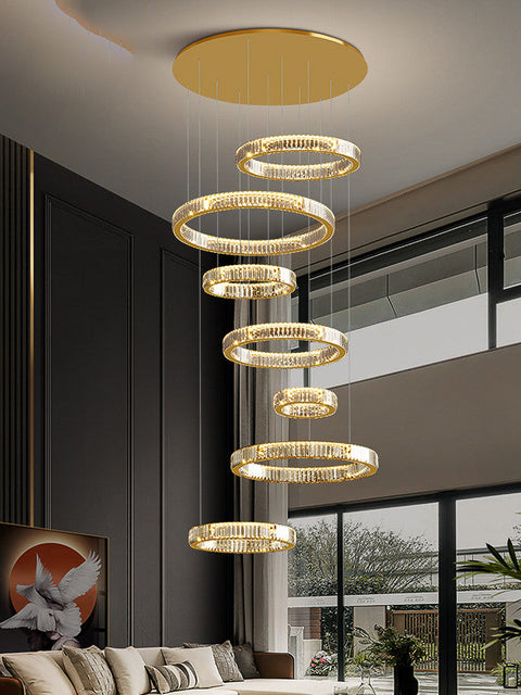 Tatva Lights Regal Radiance Modern LED Chandelier