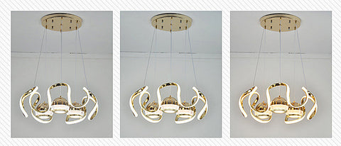 Tatva Lights Modern LED Floral Chandelier
