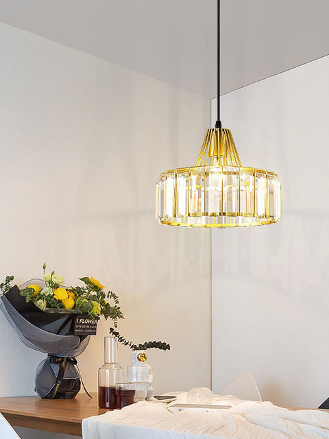 Tatva Lights Cirello Gold Crystal Chandelier
