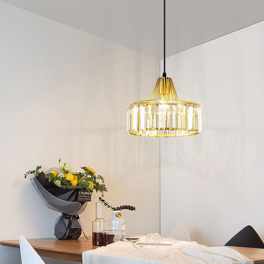 Tatva Lights Cirello Gold Crystal Chandelier