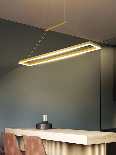 Tatva Lights Elaron Gold LED Chandelier