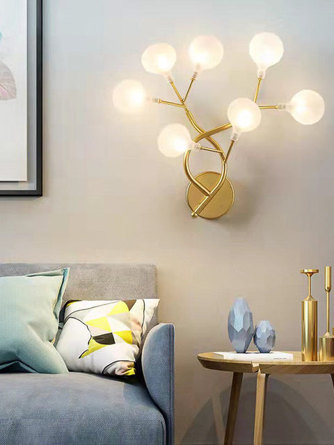 Tatva Lights Retro-Woodline Wall Sconce