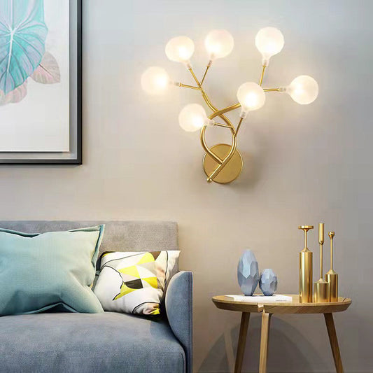 Tatva Lights Retro-Woodline Wall Sconce