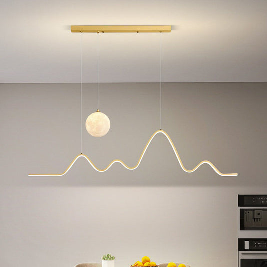 Tatva Lights Gleam Aura Gold Lemire Pendant