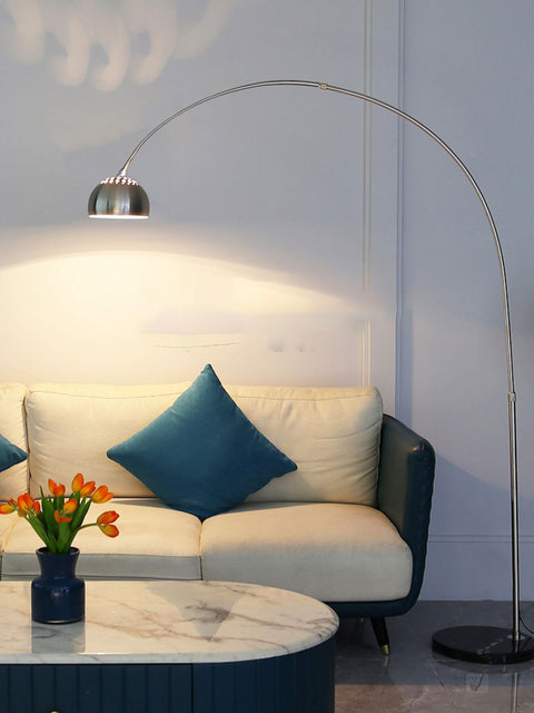 Tatva Lights Arclume Chrome Floor Lamp