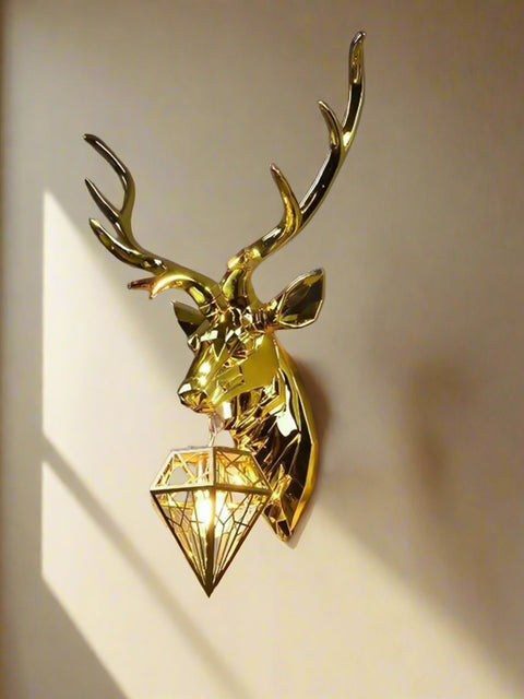 Tatva Lights Alpha Stag Horse Wall Light combining equestrian grace with rustic charm, featuring a sculpted horse head and warm ambient lighting for a bold and artistic wall accent.