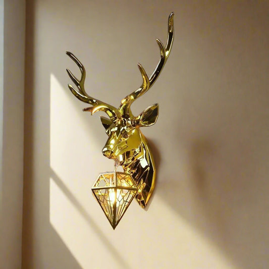 Tatva Lights Alpha Stag Horse Wall Light combining equestrian grace with rustic charm, featuring a sculpted horse head and warm ambient lighting for a bold and artistic wall accent.