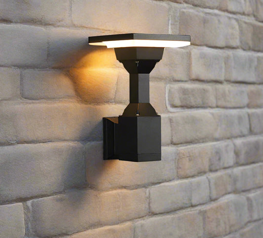 Tatva Lights CastLine RippleGlow Outdoor Wall Light featuring a textured ripple-effect diffuser and sleek rectangular frame with integrated LED—ideal for exterior walls, entrances, and modern outdoor lighting setups.