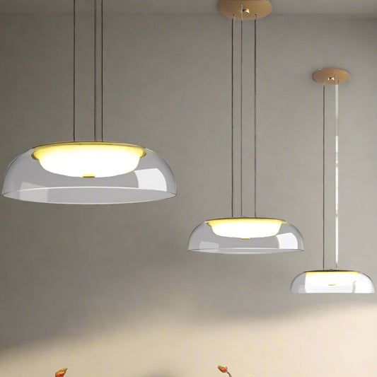 Tatva Lights Crystal Ball Pendant Chandelier with cascading glass spheres and integrated LED lighting, designed to create a luxurious meteor-shower effect—ideal for staircases, double-height living rooms, or contemporary foyers.