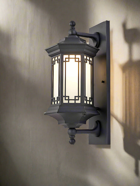 Tatva Lights Ebon Crest Wall Glow – A sleek, modern wall light with a soft amber glow, perfect for enhancing indoor or outdoor ambiance with customizable elegance.