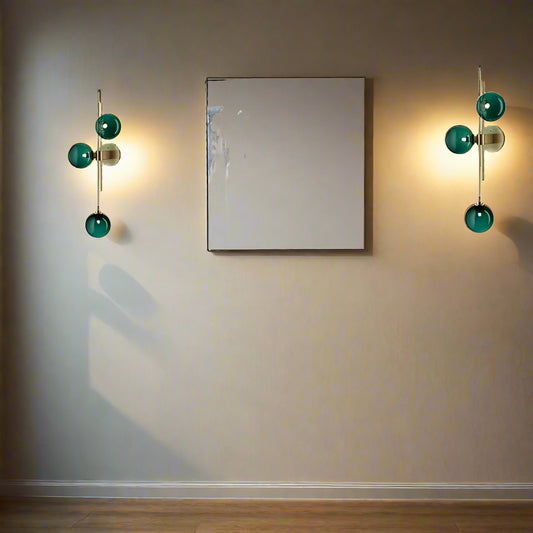 Tatva Lights Nordic Orion Wall Light with a clean, minimalist design and smooth metallic finish, perfect for modern interiors or exteriors, offering soft ambient illumination.