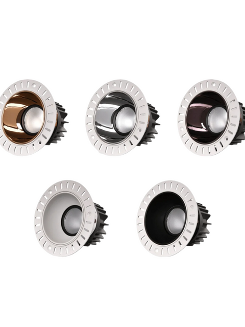 Tatva Lights Rimless Tiltable Detachable COB Spotlight for modern interiors.
Adjustable recessed LED design for precise directional lighting.
Ideal for homes, showrooms & retail spaces with energy-efficient focus.