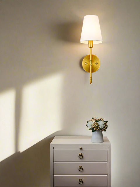 Tatva Lights Socket Wall Sconce Light Fixture featuring an exposed bulb design with a minimalist metal socket and wall mount—ideal for industrial-style interiors, bedside lighting, or accent walls in modern living spaces.