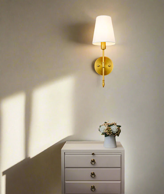 Tatva Lights Socket Wall Sconce Light Fixture featuring an exposed bulb design with a minimalist metal socket and wall mount—ideal for industrial-style interiors, bedside lighting, or accent walls in modern living spaces.