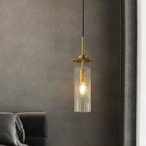 Tatva Lights Solaris Glint Pendant Chandelier – Elegant modern gold pendant chandelier with layered crystal detailing, ideal for dining rooms, living areas, and entryways. Emits warm ambient light with a radiant crystal glow.