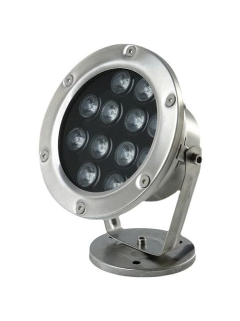 Tatva Lights Stainless Steel LED Underwater Light for fountains and pools.
Durable, corrosion-resistant housing with powerful multi-LED illumination.
Ideal for outdoor landscape lighting, garden ponds, or water features.