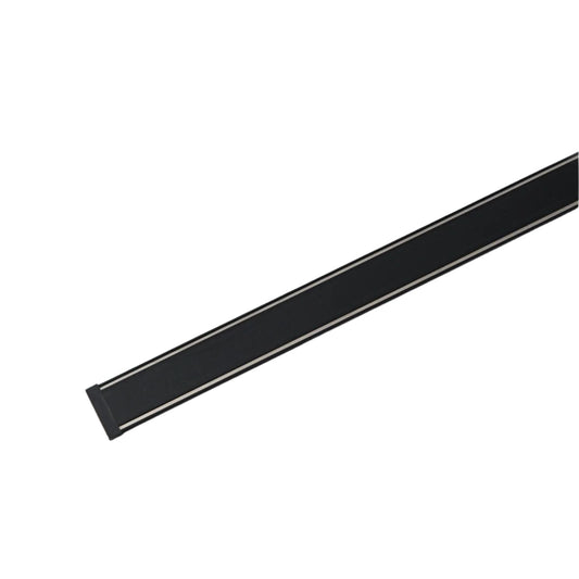 Tatva Lights Ultra-Thin Magnetic Track Channel in premium matte black, ideal for embedding modern linear lights in ceilings and walls. Crafted for minimalistic luxury interiors, this durable and versatile fixture ensures seamless lighting alignment in residential, retail, or office spaces. Elevate your ambient lighting with Tatva Lights' precision-engineered architectural track system.