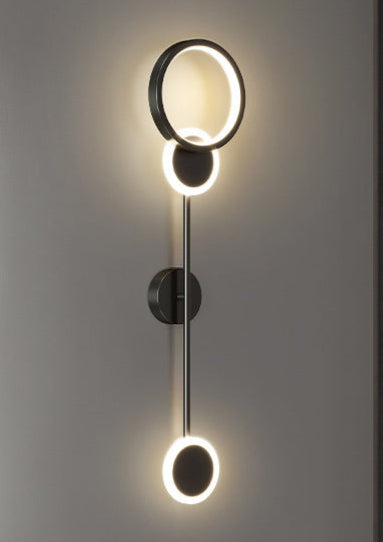 Tatva Lights Veyra Iron LED Wall Light – Sleek industrial-style wall fixture with durable iron frame and energy-efficient LED lighting, ideal for modern living rooms, hallways, and commercial interiors