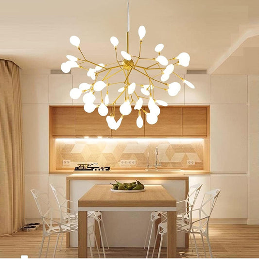 Tatva Lights Amber Blaze Pendant Chandelier