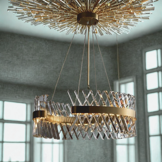 Tatva Lights Tatva Crystal Crown – luxury lighting for living rooms, kitchens, and offices