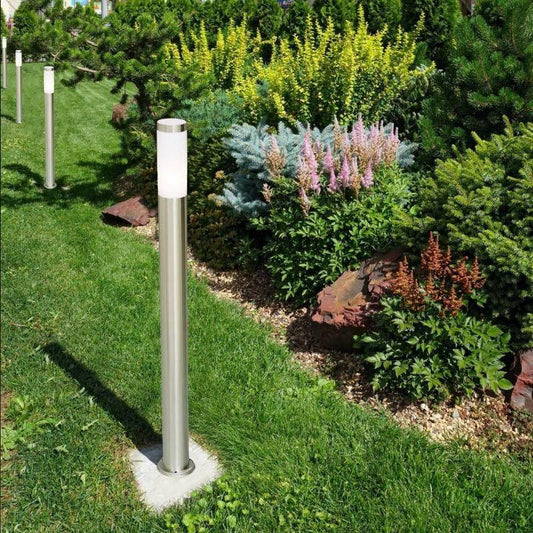 Tatva Lights Glamour Ray Chrome Bollard Light – luxury lighting for living rooms, kitchens, and offices