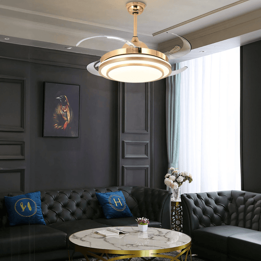 Tatva Lights La Tarte Ceiling Fan Chandelier