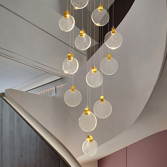 Tatva Lights Crystal Attaquant Round Chandelier